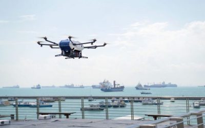 Drones help develop 5G for Singapore port operations and incident response management – Urban Air Mobility News