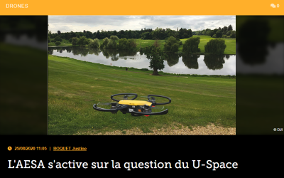 L’AESA s’active sur la question du U-Space