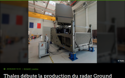 Thales débute la production du radar Ground Fire