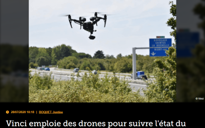 Vinci emploie des drones pour suivre l’état du trafic