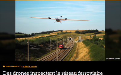 Des drones inspectent le réseau ferroviaire allemand