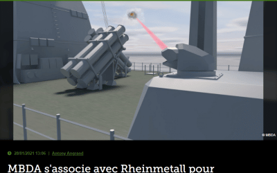 MBDA s’associe avec Rheinmetall pour développer un système laser