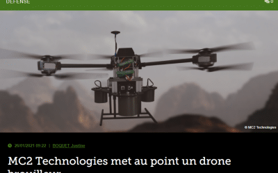 MC2 Technologies met au point un drone brouilleur