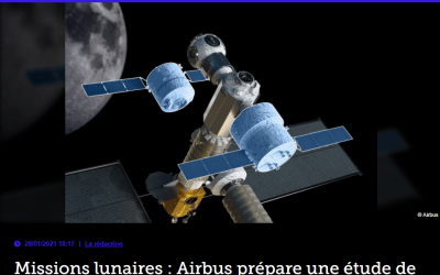 Missions lunaires : Airbus prépare une étude de croiseur pour l’ESA