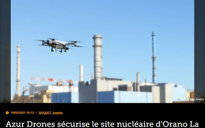 Azur Drones sécurise le site nucléaire d’Orano La Hague