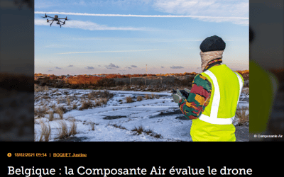 Belgique : la Composante Air évalue le drone Matrice 300 de DJI