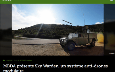 MBDA présente Sky Warden, un système anti-drones modulaire