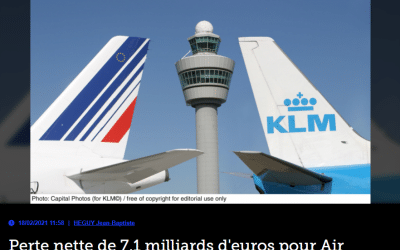 Perte nette de 7,1 milliards d’euros pour Air France-KLM en 2020