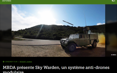 MBDA présente Sky Warden, un système anti-drones modulaire