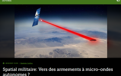 Spatial militaire: Vers des armements à micro-ondes autonomes ?