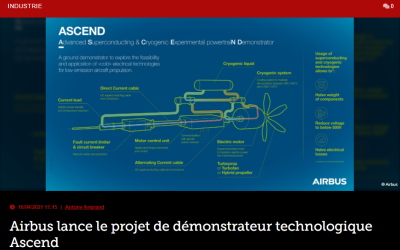 Airbus lance le projet de démonstrateur technologique Ascend