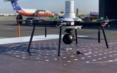 Le réseau privé 5G Citymesh amène des drones à l’aéroport de Bruxelles