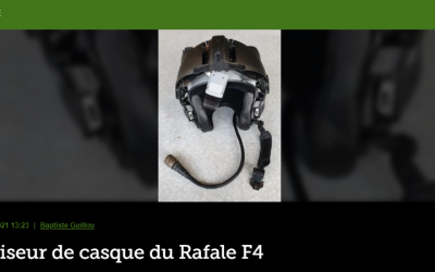 Le viseur de casque du Rafale F4