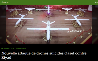 Nouvelle attaque de drones suicides Qasef contre Riyad