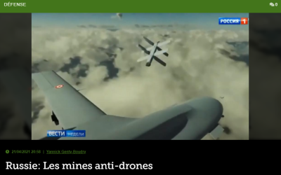 Russie: Les mines anti-drones