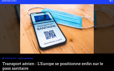 Transport aérien : L’Europe se positionne enfin sur le pass sanitaire