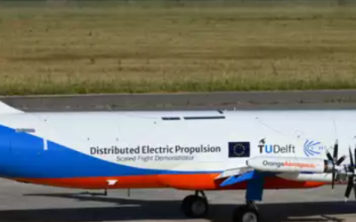 Premier vol du SFD en configuration propulsion distribuée