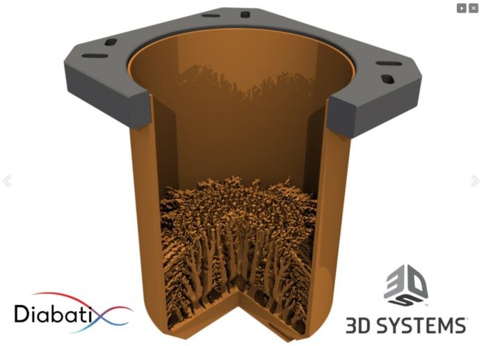 Diabatix et 3D Systems développent un dissipateur thermique d’azote liquide (LN2) imprimé en 3D et conçu par l’IA