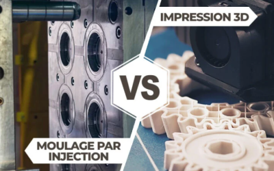 Impression 3D vs moulage par injection : quelle méthode de fabrication choisir ?