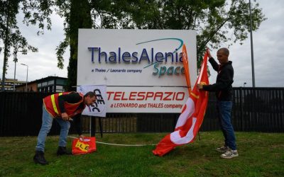 Chez Thales Alenia Space, les 1000 suppressions de postes à Cannes et Toulouse ne passent pas