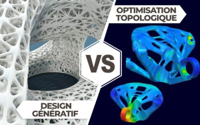 Optimisation topologique vs design génératif : quel outil de modélisation choisir ?