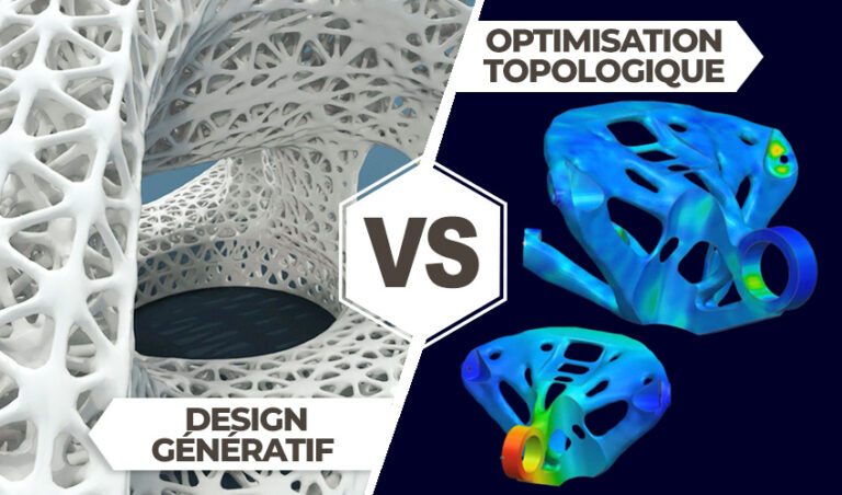 Optimisation topologique vs design génératif : quel outil de modélisation choisir ?