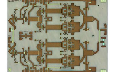 Developing GaN transistors and high-power amplifiers for millimeter wave satellite communications