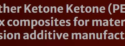 Additive manufacturing of PEKK composites with graphene, graphene oxide, and boron carbide for space applications