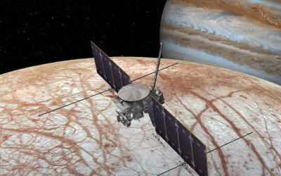 Une sonde en quête d’un océan sous la glace d’une lune de Jupiter