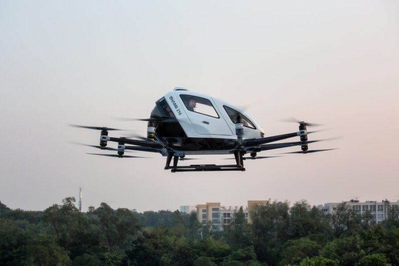 Le taxi volant du chinois EHang à la conquête de la France et de l’Europe