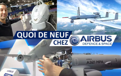 Un A321 de Patrouille Maritime et des drones multi-domaines ? 🚁 Bienvenue sur le stand AIRBUS DEFENSE & SPACE !