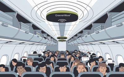 La startup Greenerwave révolutionne le wifi dans les avions